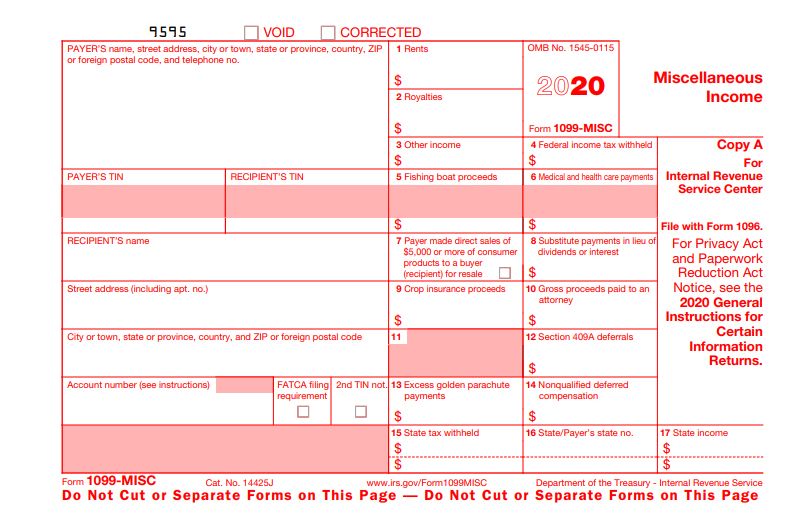 1099 Misc Online Filing